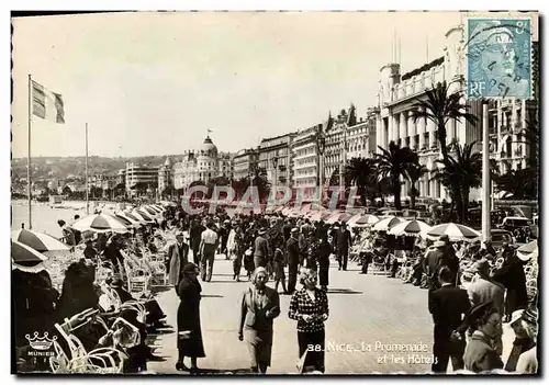 Ansichtskarte AK Nice La Promenade Et les Hotels