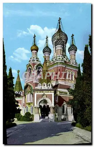 Cartes postales moderne Nice Le Cote D&#39Azur La Cathedrale Russe