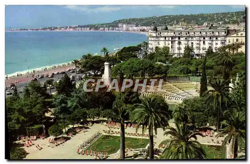 Cartes postales moderne Nice Les Jardins Albert 1er L&#39Hotel Ruhl