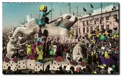 Cartes postales Carnaval De Nice Redoute Blanche chez les jouets Lapin Pignataro