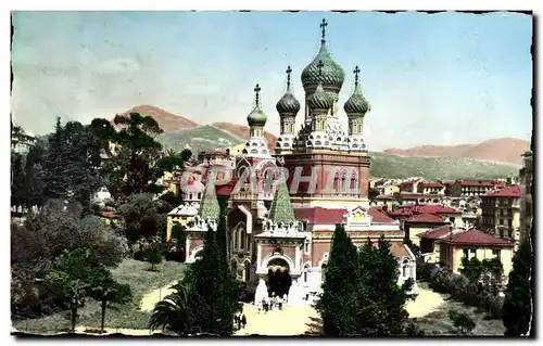 Ansichtskarte AK Nice L&#39Eglise Russe Russie Russia