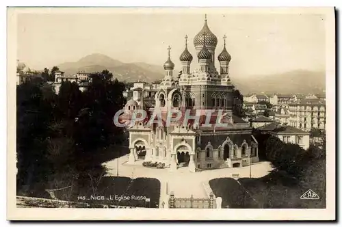 Ansichtskarte AK Nice L&#39Eglise Russe Russie Russia