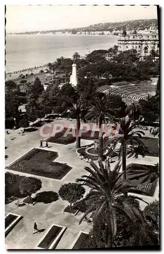 Ansichtskarte AK Nice Un Coin du Jardin Albert 1er et le theatre de Verdure