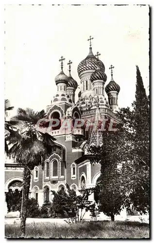 Cartes postales Nice L&#39Eglise Russe Dans la Verdure Russie Russia