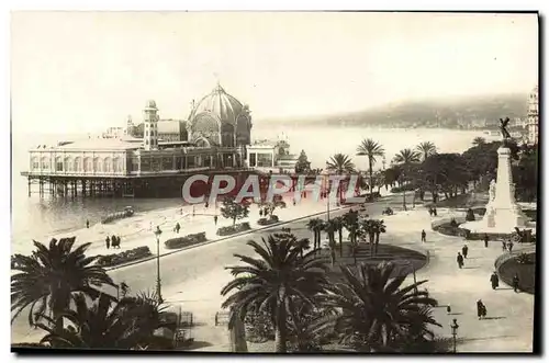 Ansichtskarte AK Nice Le Jardin Public et le Palais De la Jetee