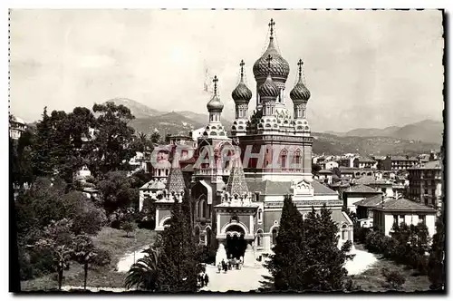 Ansichtskarte AK Nice L&#39Eglise Russe Russie Russia