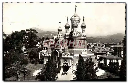 Ansichtskarte AK Nice L&#39Eglise Russe Russie Russia