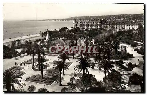 Cartes postales Nice La Cote D&#39Azur Le Jardin Albert 1er et le Theatre