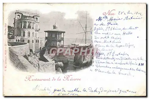 Cartes postales Nice Restaurant De La Reserve