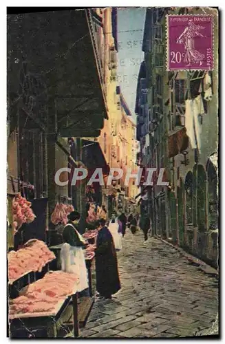 Cartes postales Nice La Rue Des Bouchers