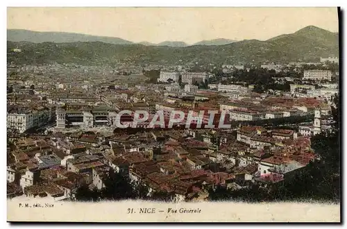 Cartes postales Nice Vue Generale