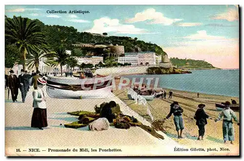 Ansichtskarte AK Nice Promenade du Midi Les Ponchettes