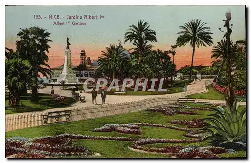 Cartes postales Nice Jardins Albert 1er