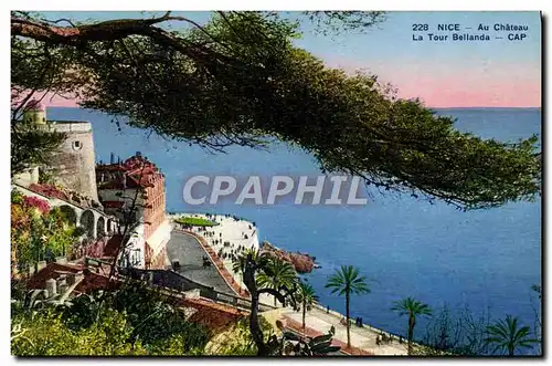 Cartes postales Nice Au Chateau La Tour Bellanda