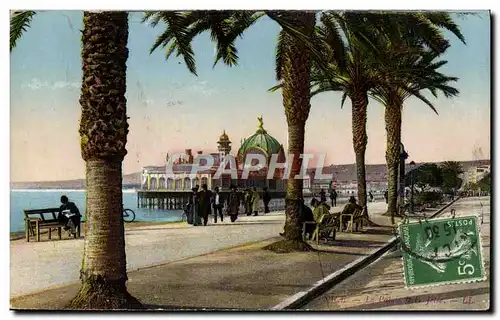 Cartes postales Nice La Cote D&#39Azur Le palais et la jetee