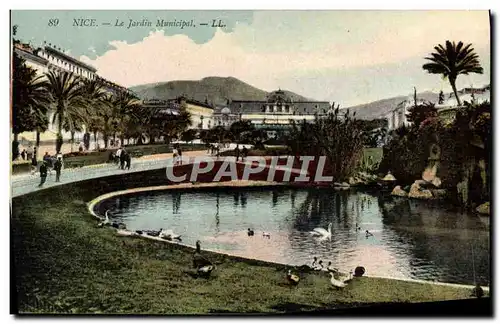 Cartes postales Nice Le Jardin Municipal