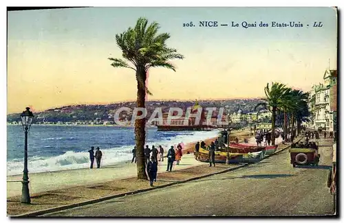 Cartes postales Nice Le Quai des Etats Unis