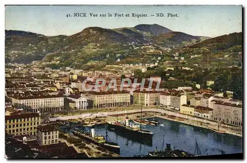 Cartes postales Nice Vue Sur la Port et Riquier