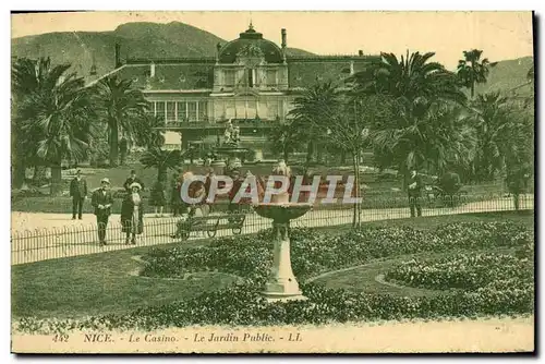 Cartes postales Nice Le Casino Le Jardin Public