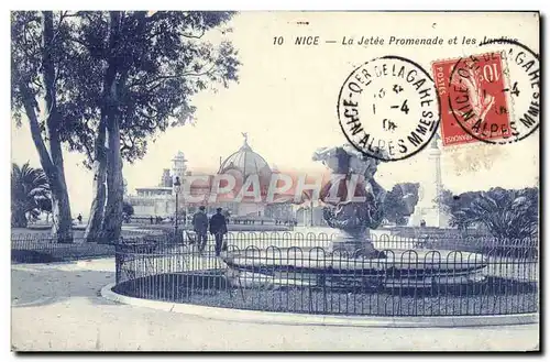 Cartes postales Nice La Jetee Promenade et les Jardins