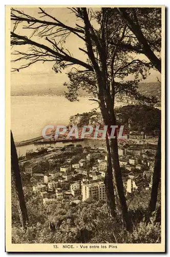 Cartes postales Nice Vue entre les Pins