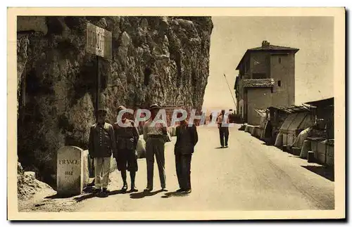 Cartes postales Pont Saint Louis Excursion de la grande corniche Frontiere franco italienne Douanes