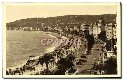 Ansichtskarte AK Nice Les Hotels sur la Promenade des Anglais