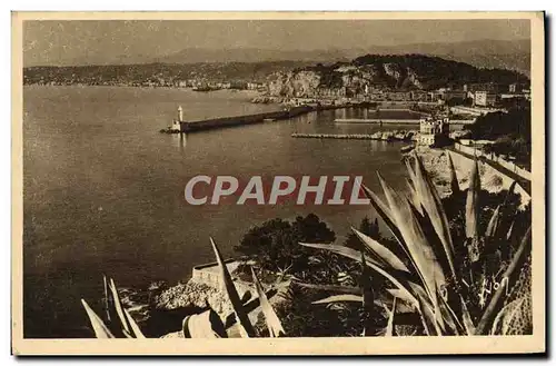 Cartes postales Nice Vue generale prise de la Moyenne Corniche