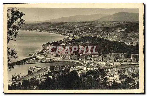 Cartes postales Nice Vu d&#39ensemble prise du Mont Boron