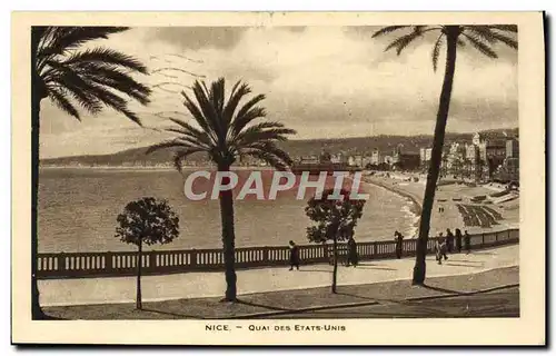 Cartes postales Nice Quai des Etats Unis