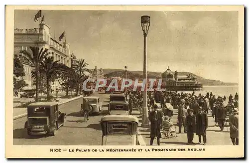 Cartes postales Nice Le Palais de la Mediterranee et la Promenade des Anglais