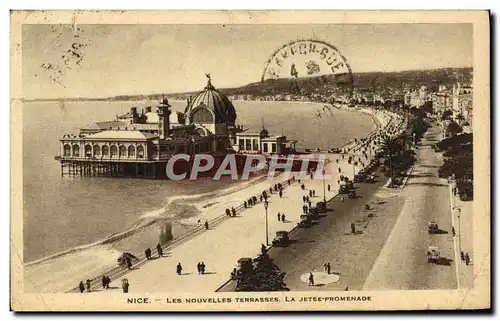 Ansichtskarte AK Nice Les Nouvelles Terrasses La Jetee Promeande