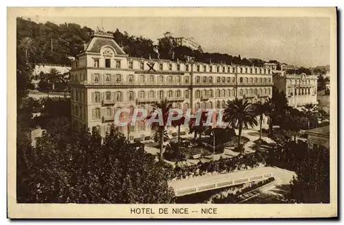 Cartes postales Hotel de Nice Nice