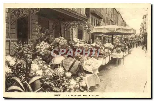 Cartes postales Nice Le Marche aux Fleurs