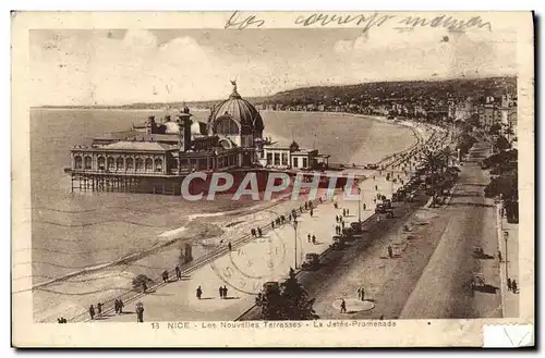 Cartes postales Nice Les Nouvelles Terrasses La Jetee Promenade