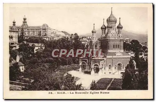 Cartes postales Nice La Nouvelle Eglise Russe