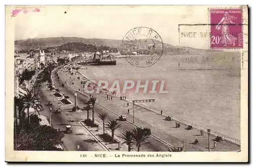 Cartes postales Nice La Promenade des Anglais