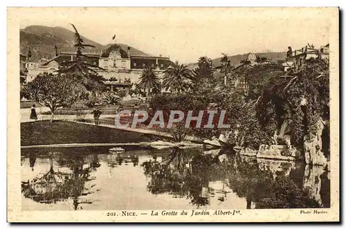 Ansichtskarte AK Nice La Grotte du Jardin Albert 1er