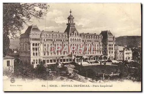 Cartes postales Nice Hotel Imperial Parc Imperial