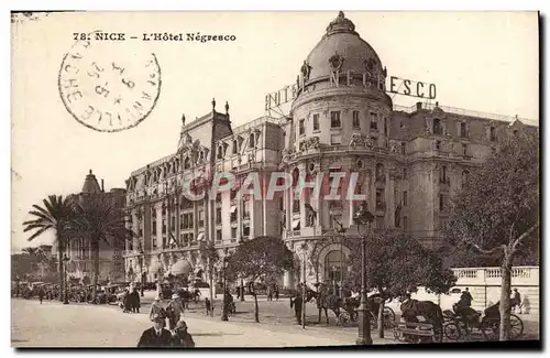 Cartes postales Nice L&#39Hotel Negresco