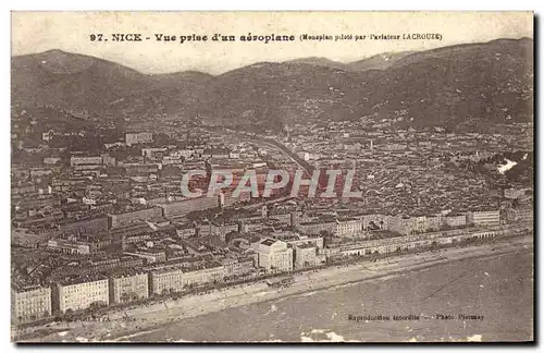 Cartes postales Nice Vue prise d&#39un aeroplane