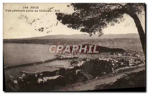 Cartes postales Nice Vue generale prise du Chateau