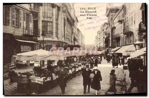 Cartes postales Nice Le Marche aux Fleurs