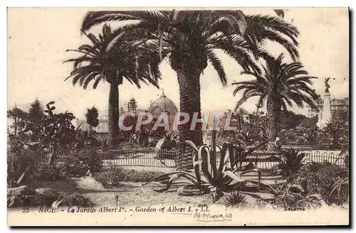 Cartes postales Nice Le Jardin Albert 1er