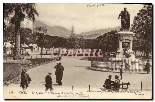 Ansichtskarte AK Nice Le Square et le Monument Massena