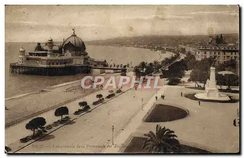 Cartes postales Nice Vue generale et la Promenade des Anglais