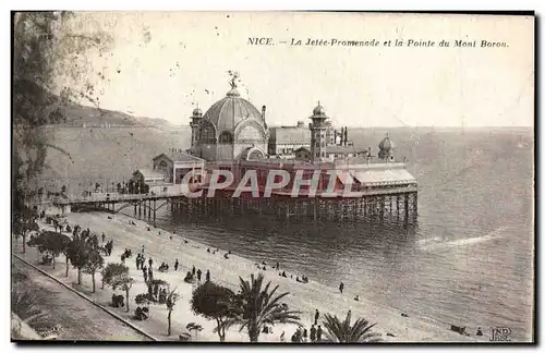 Ansichtskarte AK Nice La Jetee Promeande et la Pointe du Mont Boron