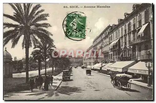 Cartes postales Nice Avenue Massena