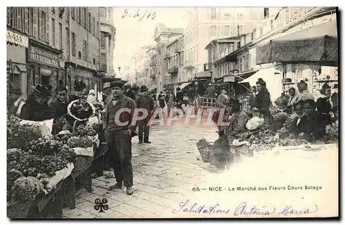Cartes postales Nice Le Marche aux Fleurs Cours Saleya TOP