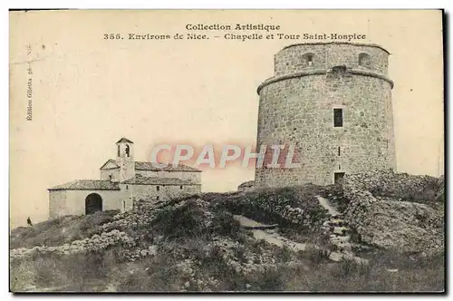 Ansichtskarte AK Environs de Nice Chapelle et Tour Saint Hospice